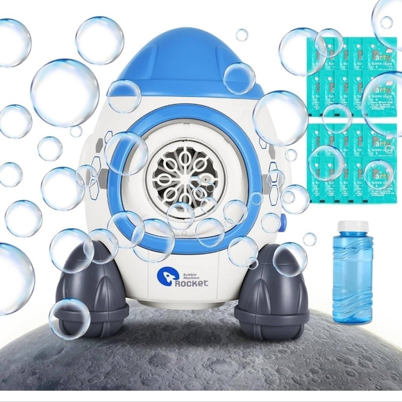 Bubbles Machine for Kids Toddlers Age3-5 Years Old Birthday Easter Gift - Picture 7 of 11